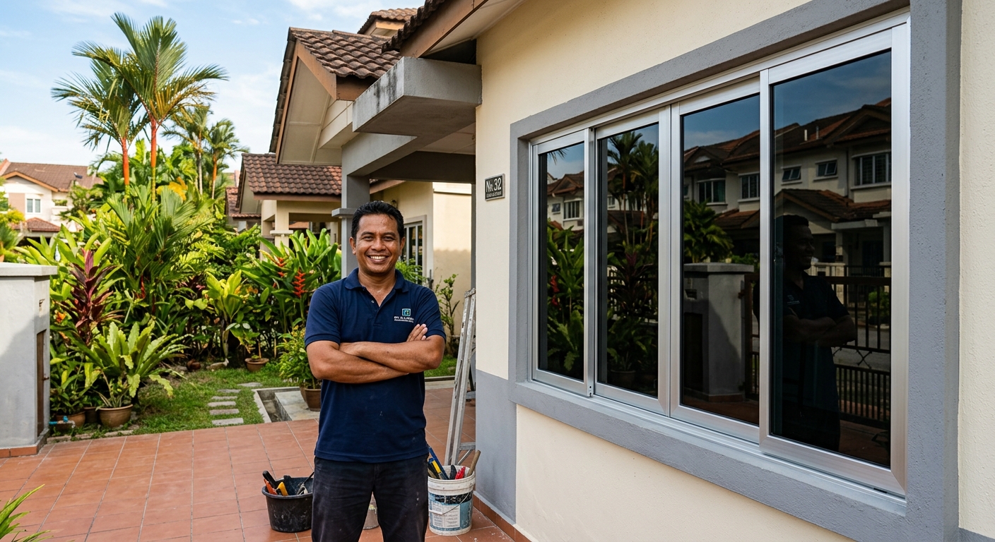 Completed aluminium window project