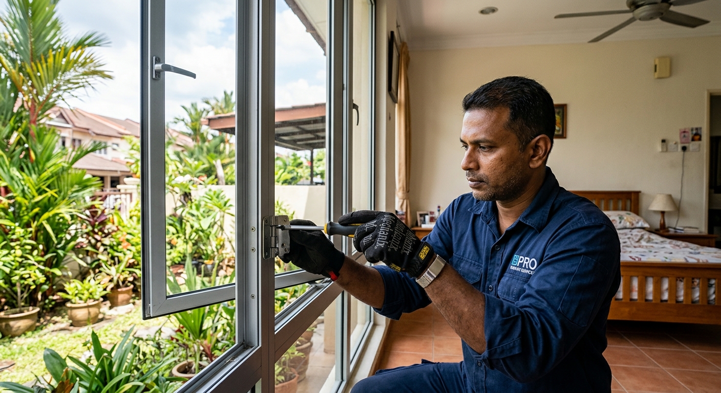 Aluminium Casement Window by AluFrame Malaysia